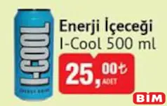 I-COOL ENERJİ İÇECEĞİ 500 ML I-COOL ENERJİ İÇECEĞİ 500 ML